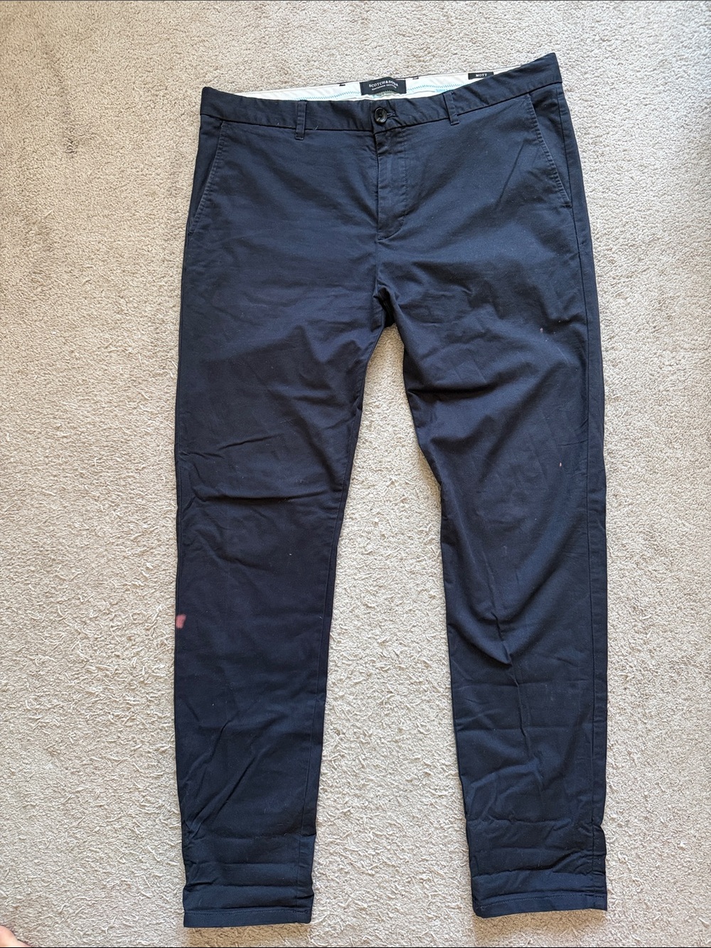 Scotch & Soda Navy Slim Chinos